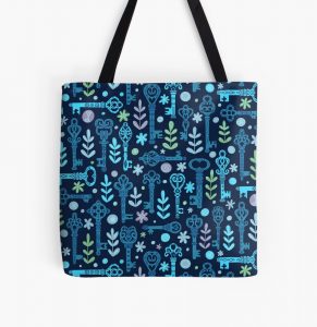 lucky keys tote bag