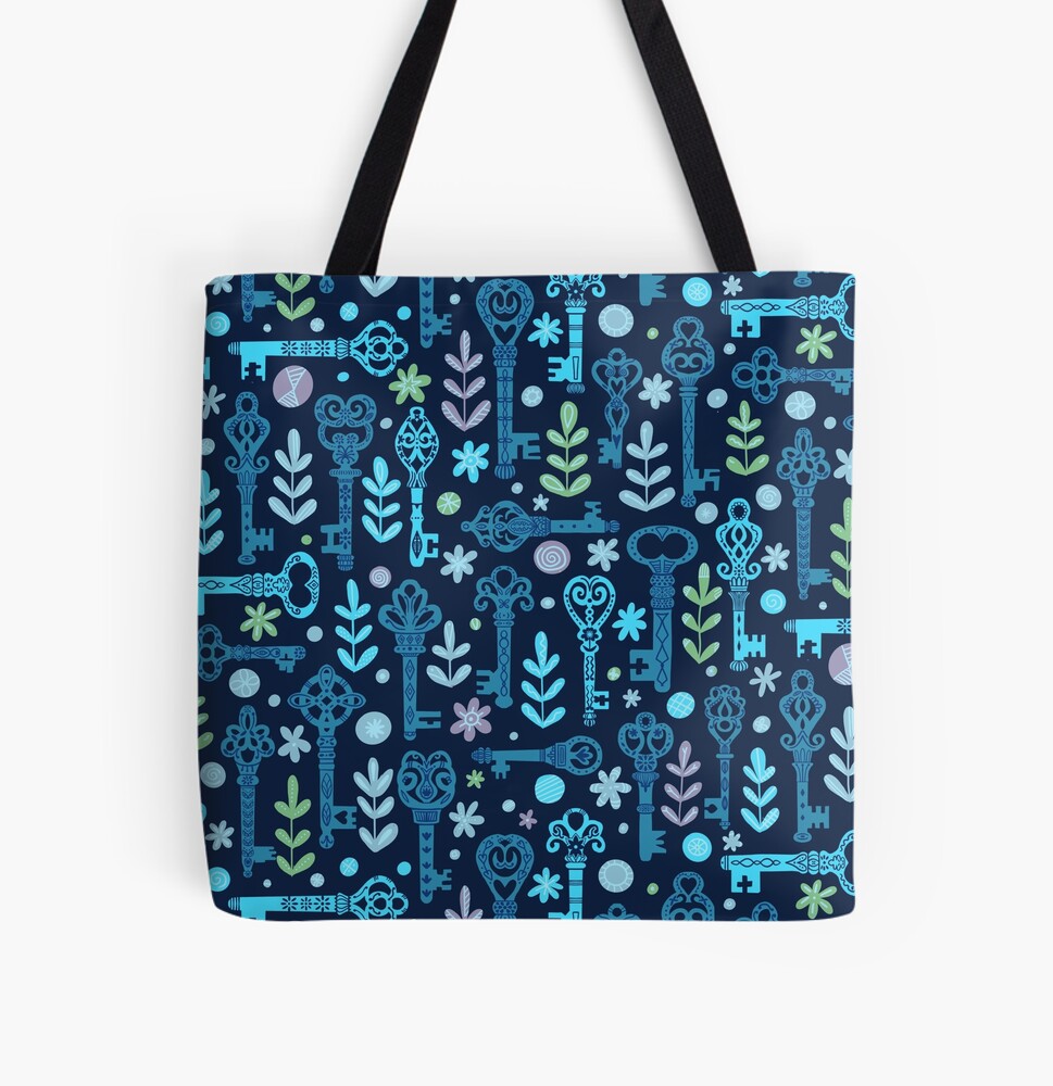 lucky keys tote bag