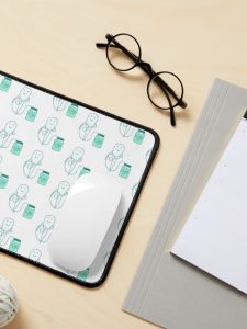 dental floss mouse mat