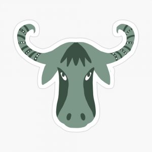 steer sticker