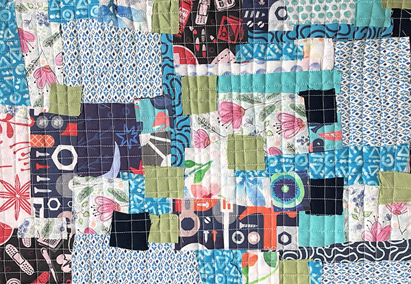 fabric from fabric scraps