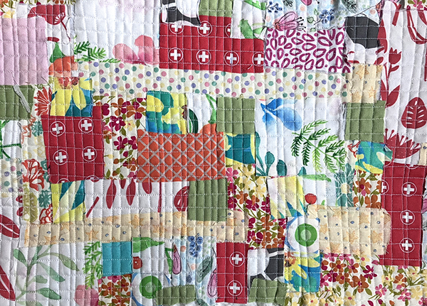 fabric from fabric scraps